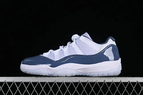 All categories Air Jordan Jordan series basketball shoes Air Jordan 11 F version Air Jordan 11 Low "Diffused Blue" AJ11 Joe 11 navy blue genuine carbon FV5104-104
